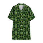 Irish Celtic Symbol Pattern Print Cotton Hawaiian Shirt
