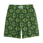 Irish Celtic Symbol Pattern Print Cotton Shorts