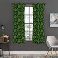 Irish Celtic Symbol Pattern Print Grommet Curtain Panels