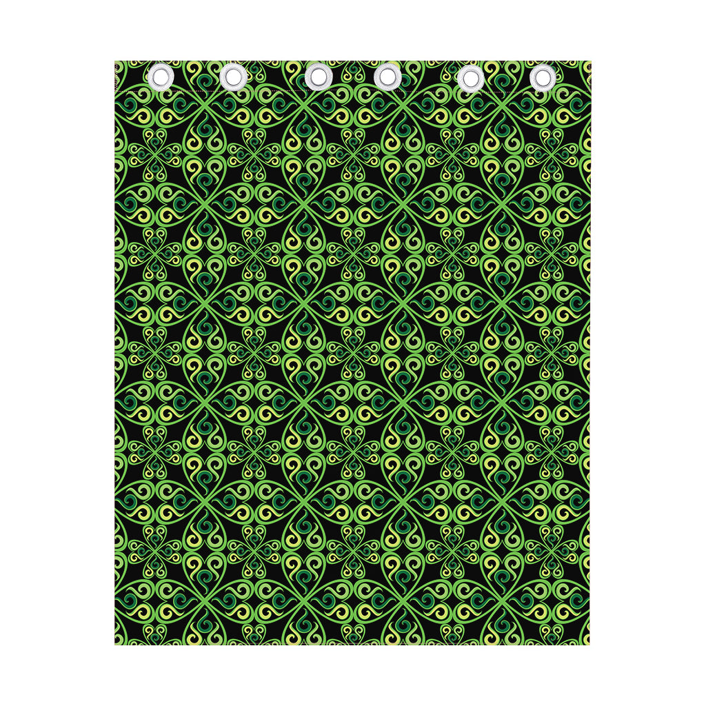 Irish Celtic Symbol Pattern Print Curtain