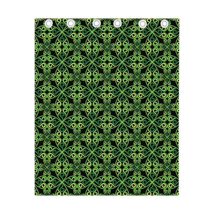 Irish Celtic Symbol Pattern Print Curtain