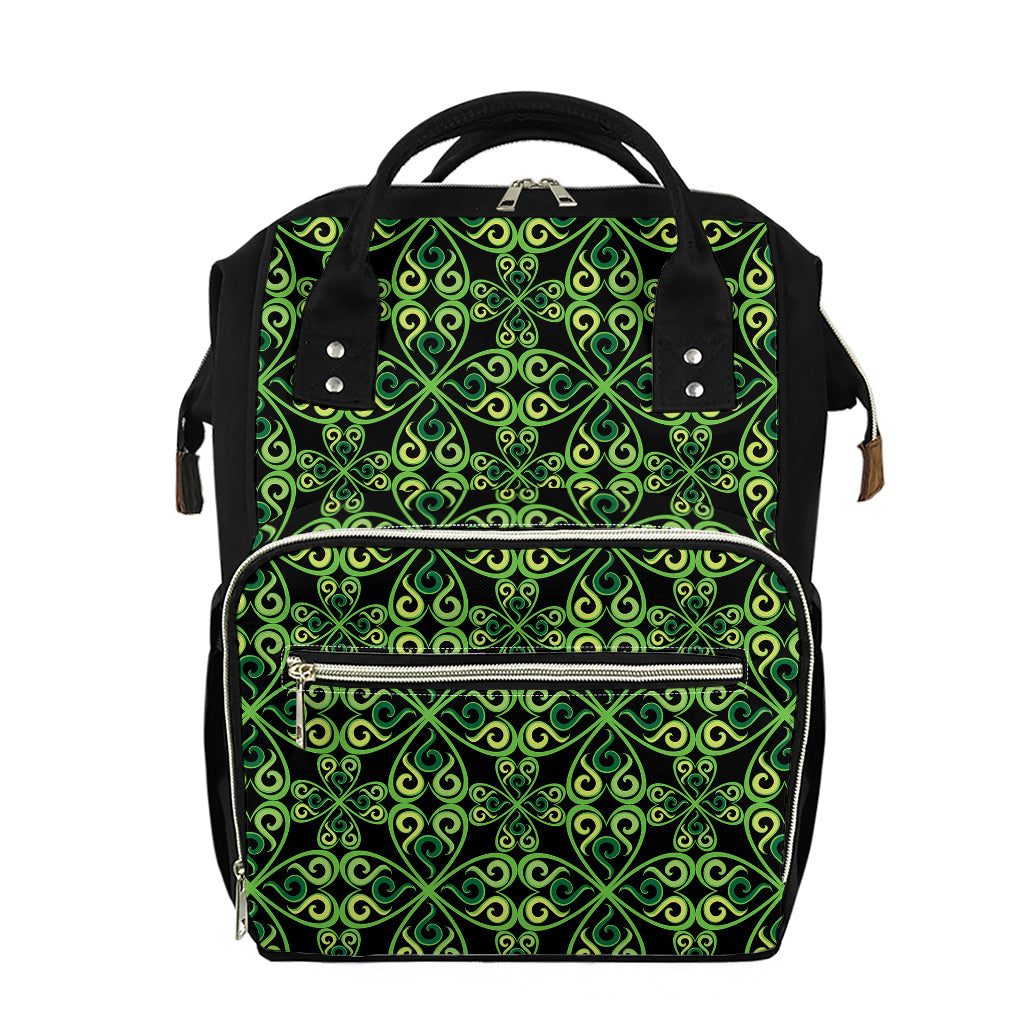 Irish Celtic Symbol Pattern Print Diaper Bag