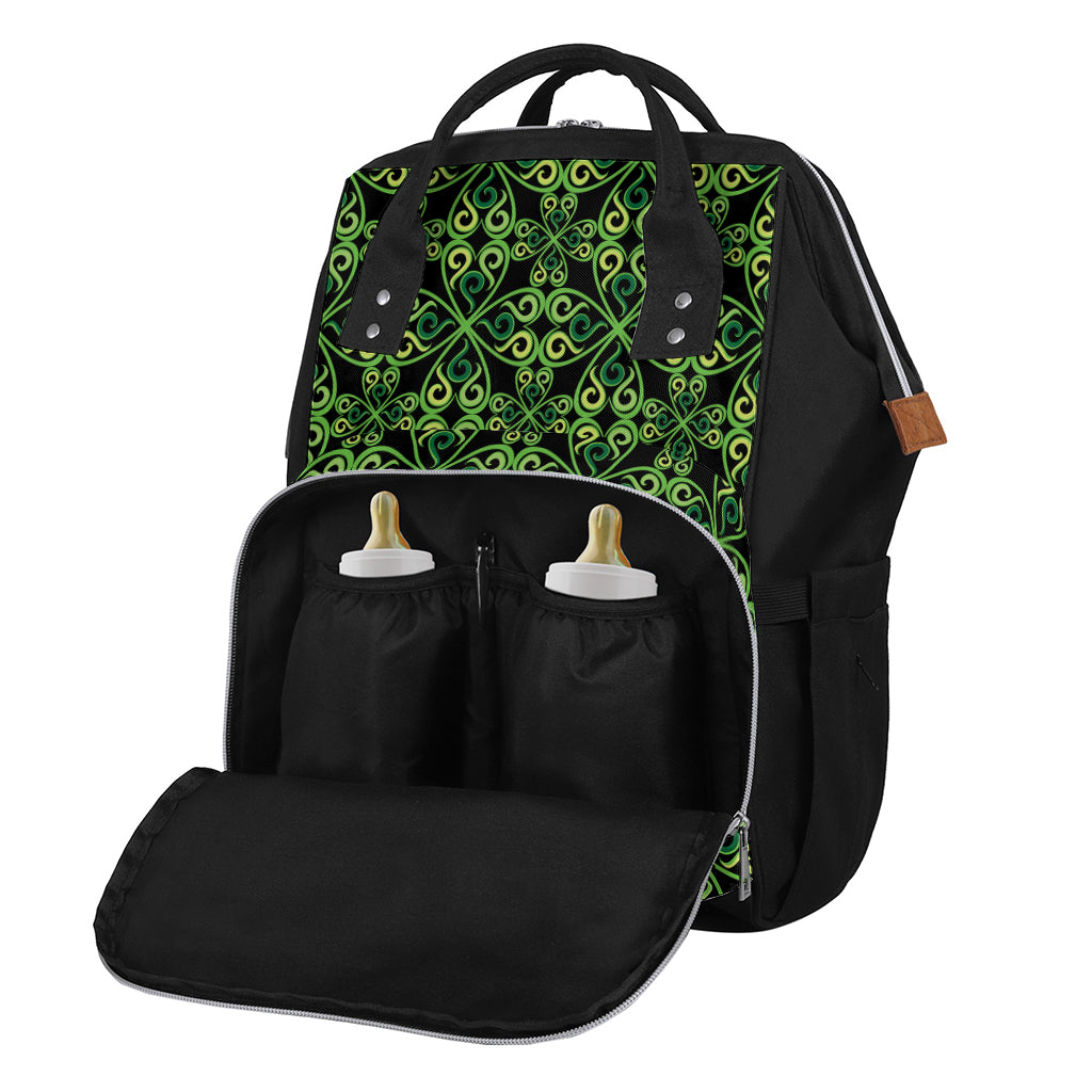 Irish Celtic Symbol Pattern Print Diaper Bag