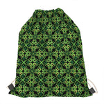 Irish Celtic Symbol Pattern Print Drawstring Bag