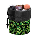 Irish Celtic Symbol Pattern Print Drawstring Makeup Bag
