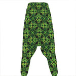 Irish Celtic Symbol Pattern Print Hammer Pants