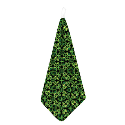 Irish Celtic Symbol Pattern Print Hand Towel