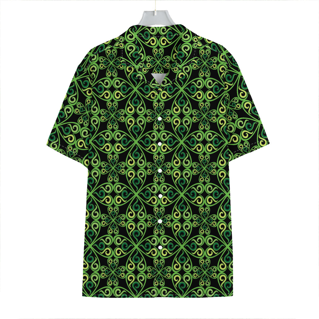 Irish Celtic Symbol Pattern Print Hawaiian Shirt