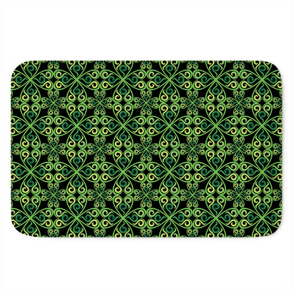 Irish Celtic Symbol Pattern Print Indoor Door Mat