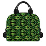 Irish Celtic Symbol Pattern Print Insulated Lunch Bag