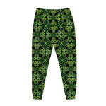 Irish Celtic Symbol Pattern Print Jogger Pants