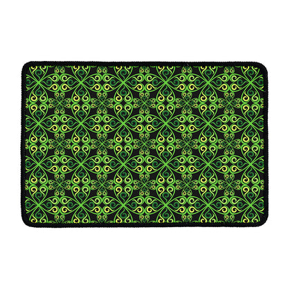 Irish Celtic Symbol Pattern Print Kitchen Mat