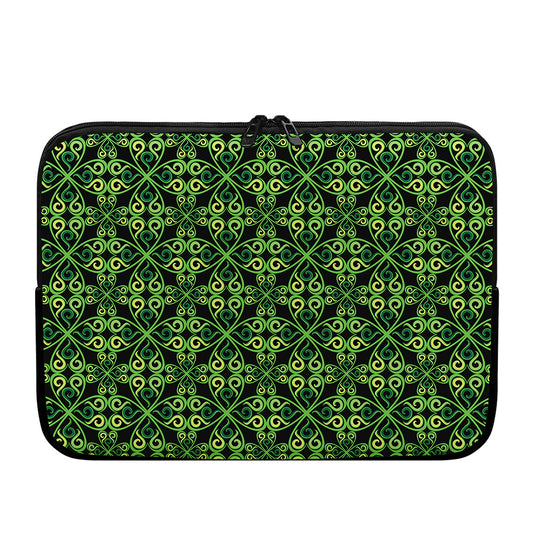 Irish Celtic Symbol Pattern Print Laptop Sleeve