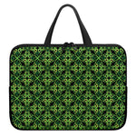 Irish Celtic Symbol Pattern Print Laptop Sleeve With Handle