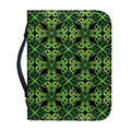 Irish Celtic Symbol Pattern Print Leather Bible Cover