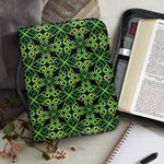 Irish Celtic Symbol Pattern Print Leather Bible Cover