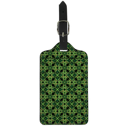 Irish Celtic Symbol Pattern Print Luggage Tag