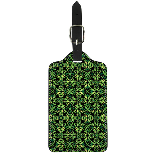 Irish Celtic Symbol Pattern Print Luggage Tag