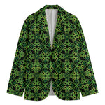 Irish Celtic Symbol Pattern Print Men's Blazer