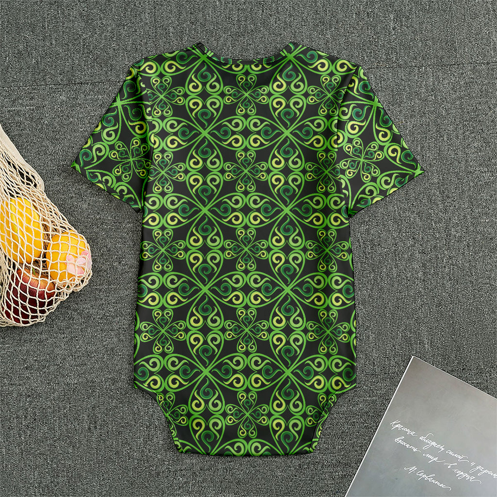 Irish Celtic Symbol Pattern Print Men's Bodysuit