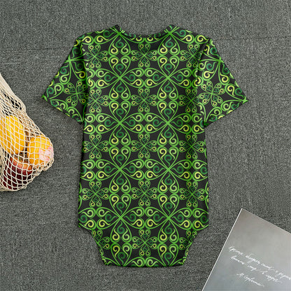 Irish Celtic Symbol Pattern Print Men's Bodysuit