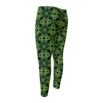 Irish Celtic Symbol Pattern Print Men's Compression Pants