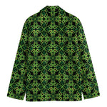 Irish Celtic Symbol Pattern Print Men's Cotton Blazer