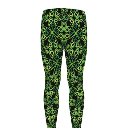 Irish Celtic Symbol Pattern Print Men's leggings