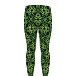 Irish Celtic Symbol Pattern Print Men's leggings