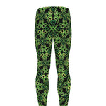 Irish Celtic Symbol Pattern Print Men's leggings