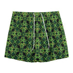 Irish Celtic Symbol Pattern Print Mesh Shorts
