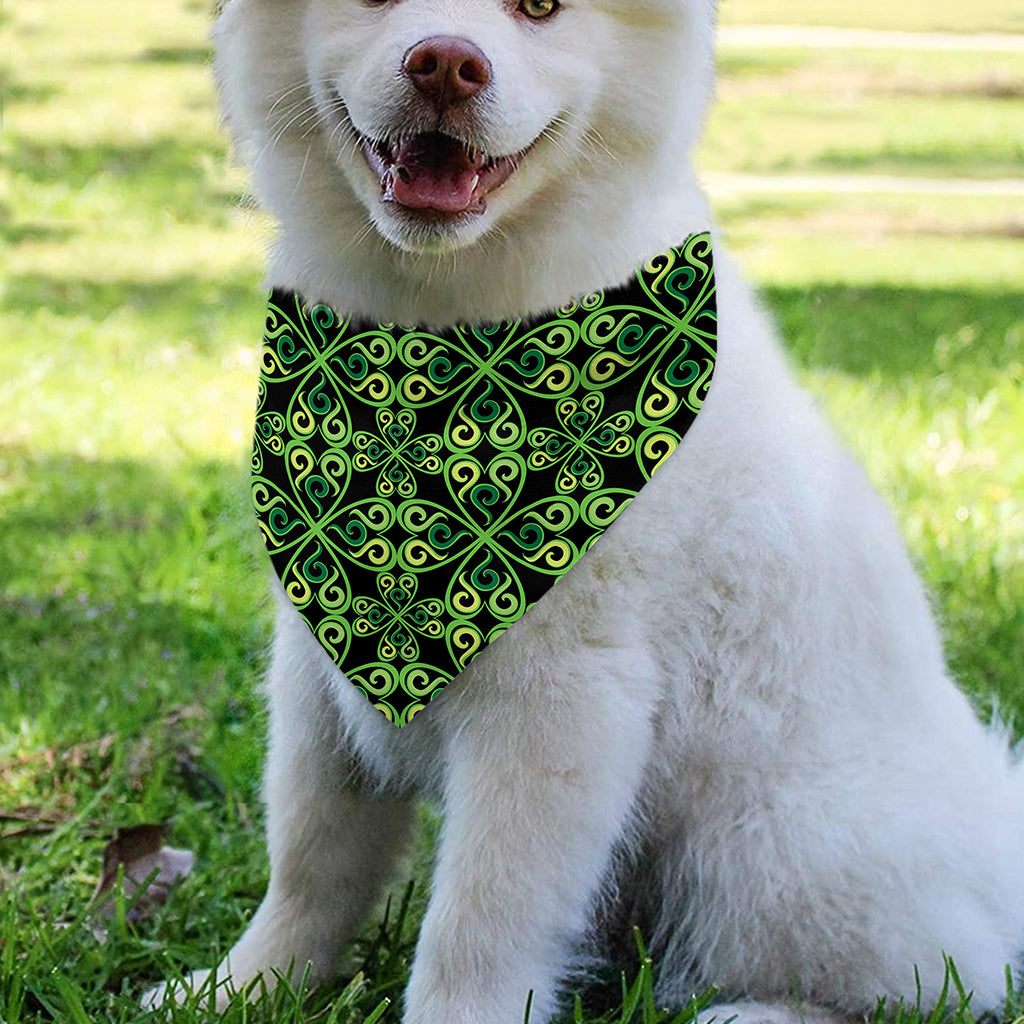 Irish Celtic Symbol Pattern Print Over The Collar Dog Bandana