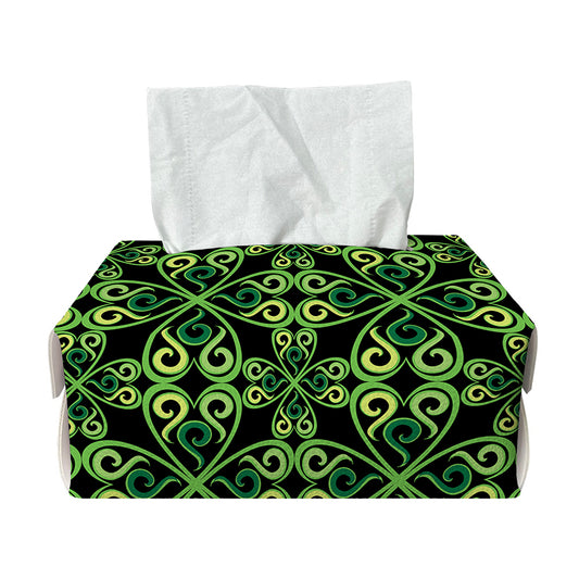 Irish Celtic Symbol Pattern Print Rectangle Tissue Box Cover