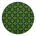 Irish Celtic Symbol Pattern Print Round Blanket