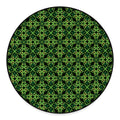 Irish Celtic Symbol Pattern Print Round Floor Mat