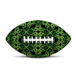 Irish Celtic Symbol Pattern Print Rugby Ball