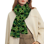 Irish Celtic Symbol Pattern Print Scarf
