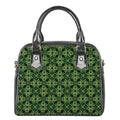 Irish Celtic Symbol Pattern Print Shoulder Handbag