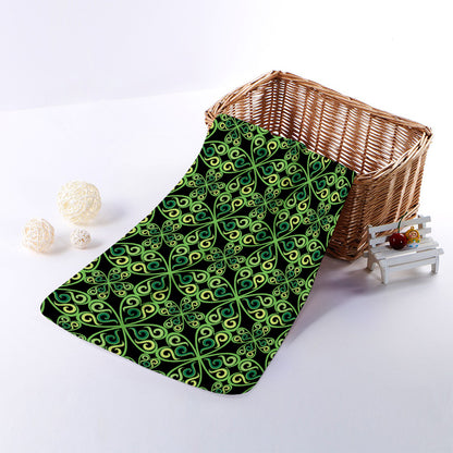 Irish Celtic Symbol Pattern Print Towel
