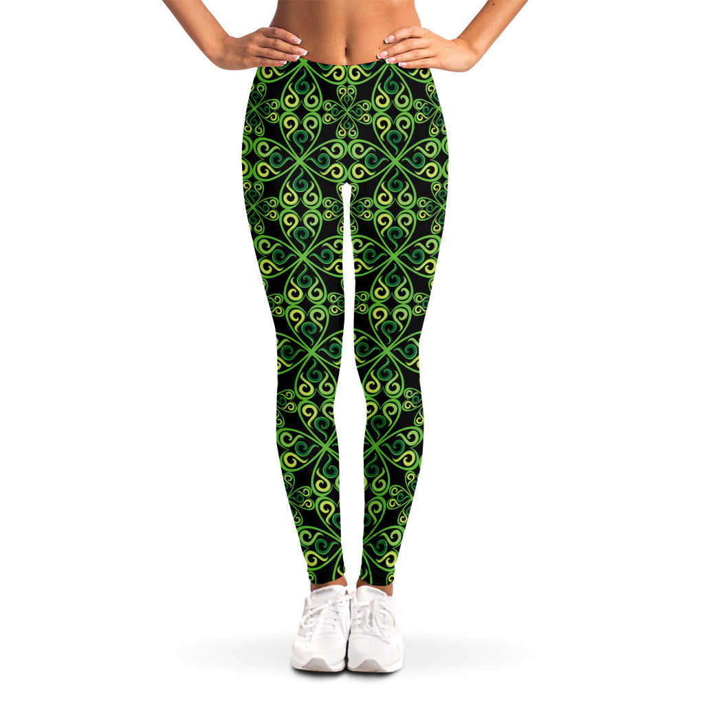 Irish Celtic Symbol Pattern Print Women's Leggings