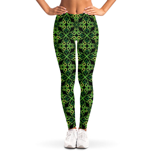 Irish Celtic Symbol Pattern Print Women's Leggings