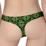 Irish Celtic Symbol Pattern Print Women's Thong