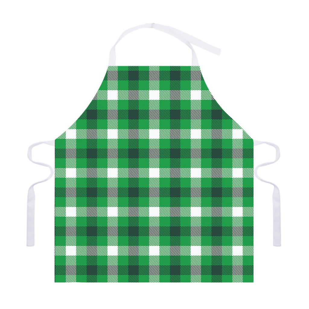 Irish Check Saint Patrick's Day Print Adjustable Apron