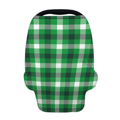 Irish Check Saint Patrick's Day Print Baby Seat Cover