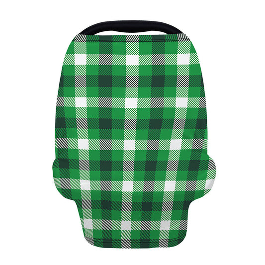 Irish Check Saint Patrick's Day Print Baby Seat Cover