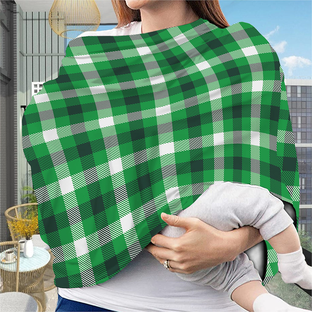 Irish Check Saint Patrick's Day Print Baby Seat Cover