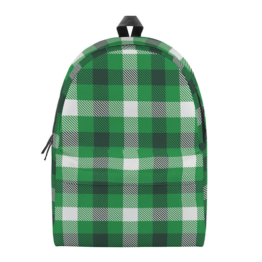 Irish Check Saint Patrick's Day Print Backpack