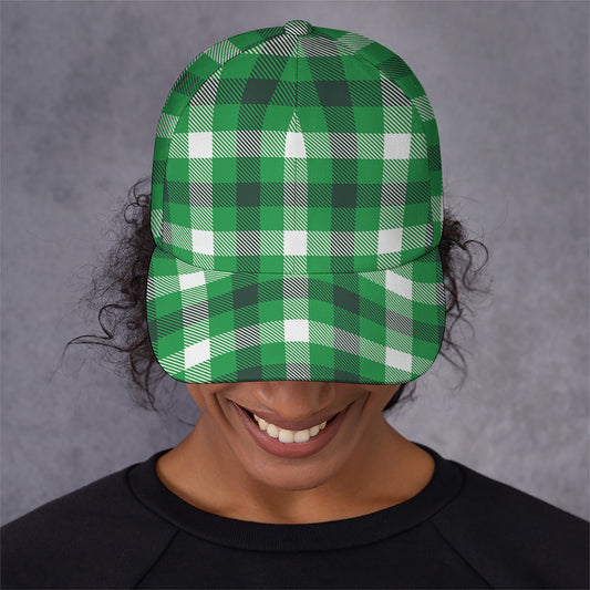 Irish Check Saint Patrick's Day Print Baseball Cap
