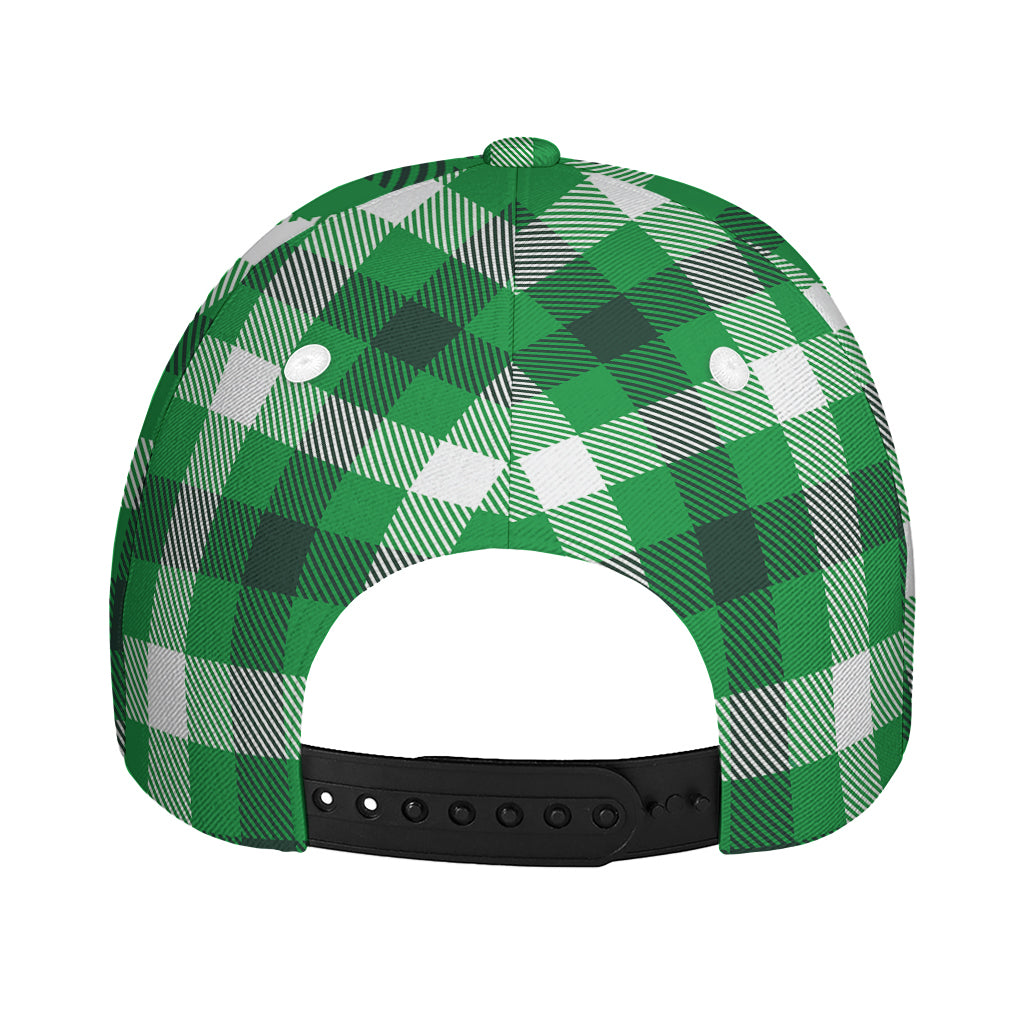 Irish Check Saint Patrick's Day Print Baseball Cap