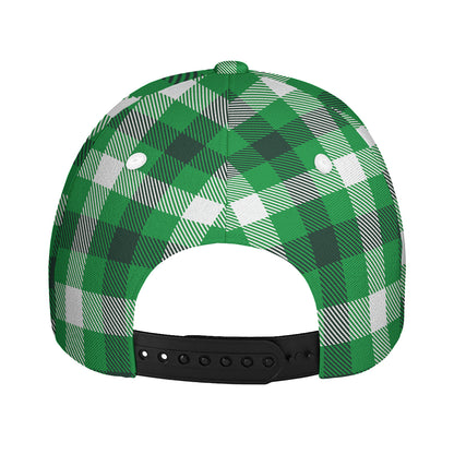 Irish Check Saint Patrick's Day Print Baseball Cap